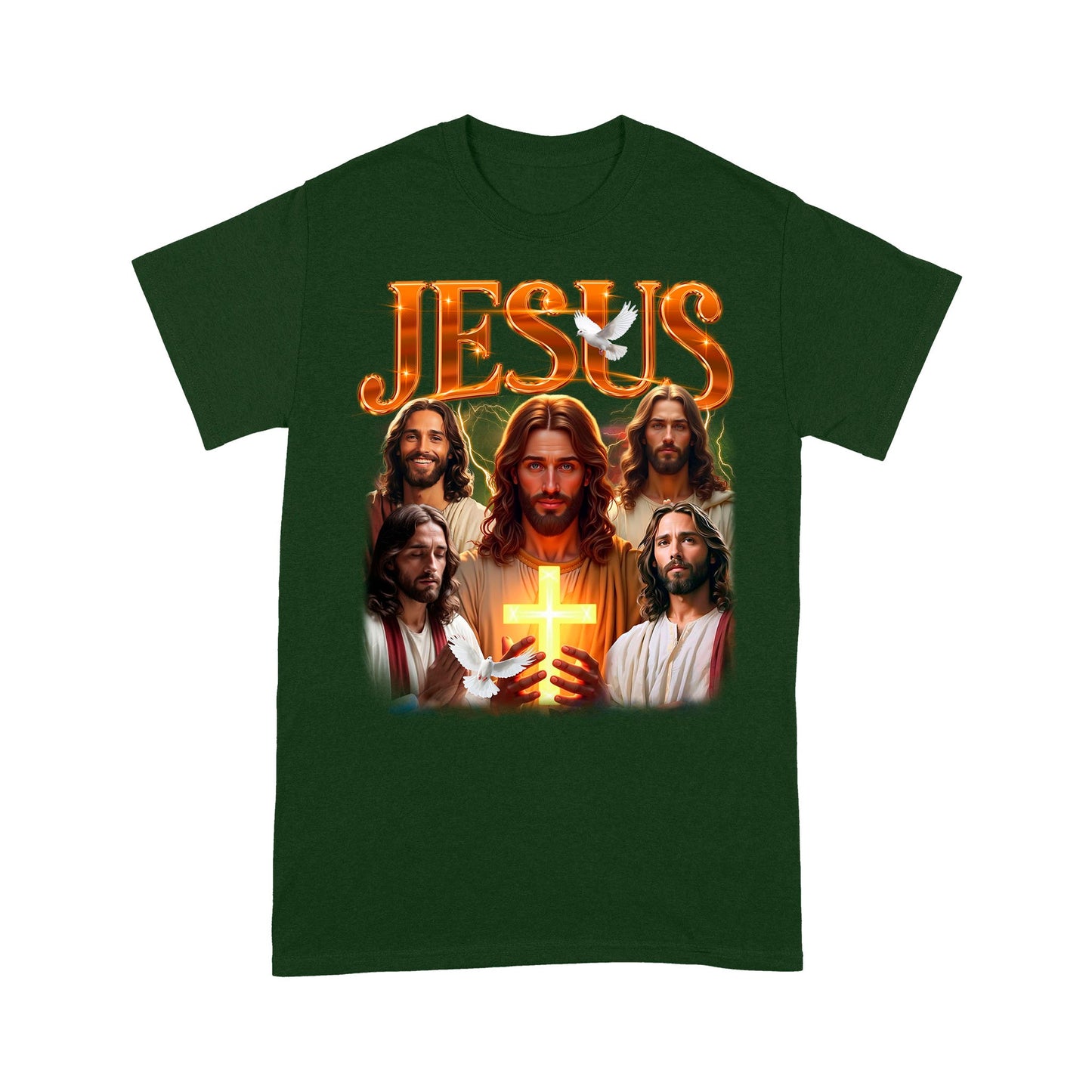 Jesus Bootleg Vintage T-Shirt, Gift Christian Faith Christ, Funny Retro Christian Religion T-Shirt