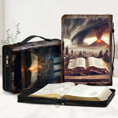 Unlock Faith and Prayer with Key of Revelation Leather Bible Cover