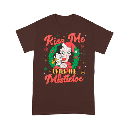 Kiss Me Under The Mistletoe Christmas T-Shirt
