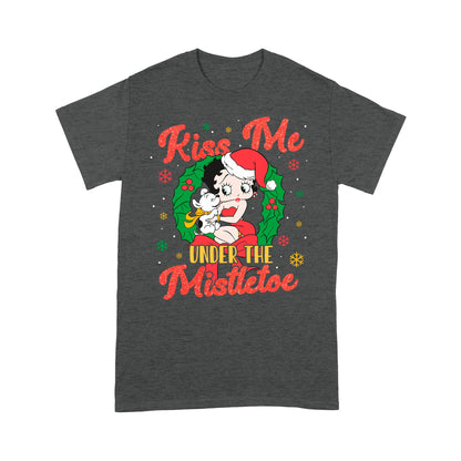 Kiss Me Under The Mistletoe Christmas T-Shirt