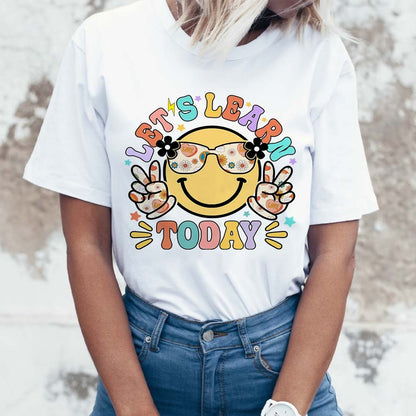 Let's Learn Today Teacher Shirt, First Day of School Teacher T-Shirt