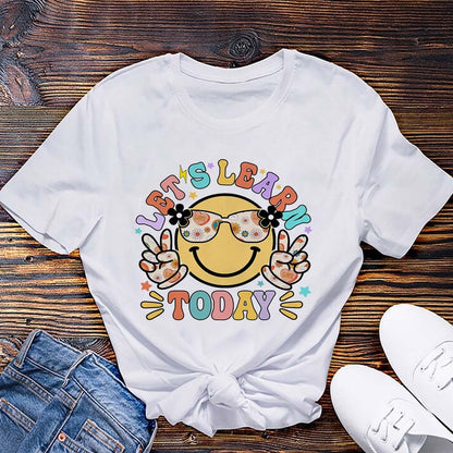 Let's Learn Today Teacher Shirt, First Day of School Teacher T-Shirt