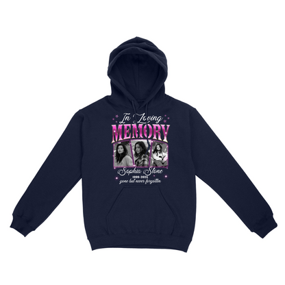 Personalized Photo Memorial In Loving Memory Sympathy Gift Loss Of Loved One Hoodie