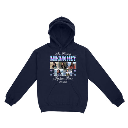 Personalized Photo Memorial In Loving Memory Sympathy Gift Hoodie