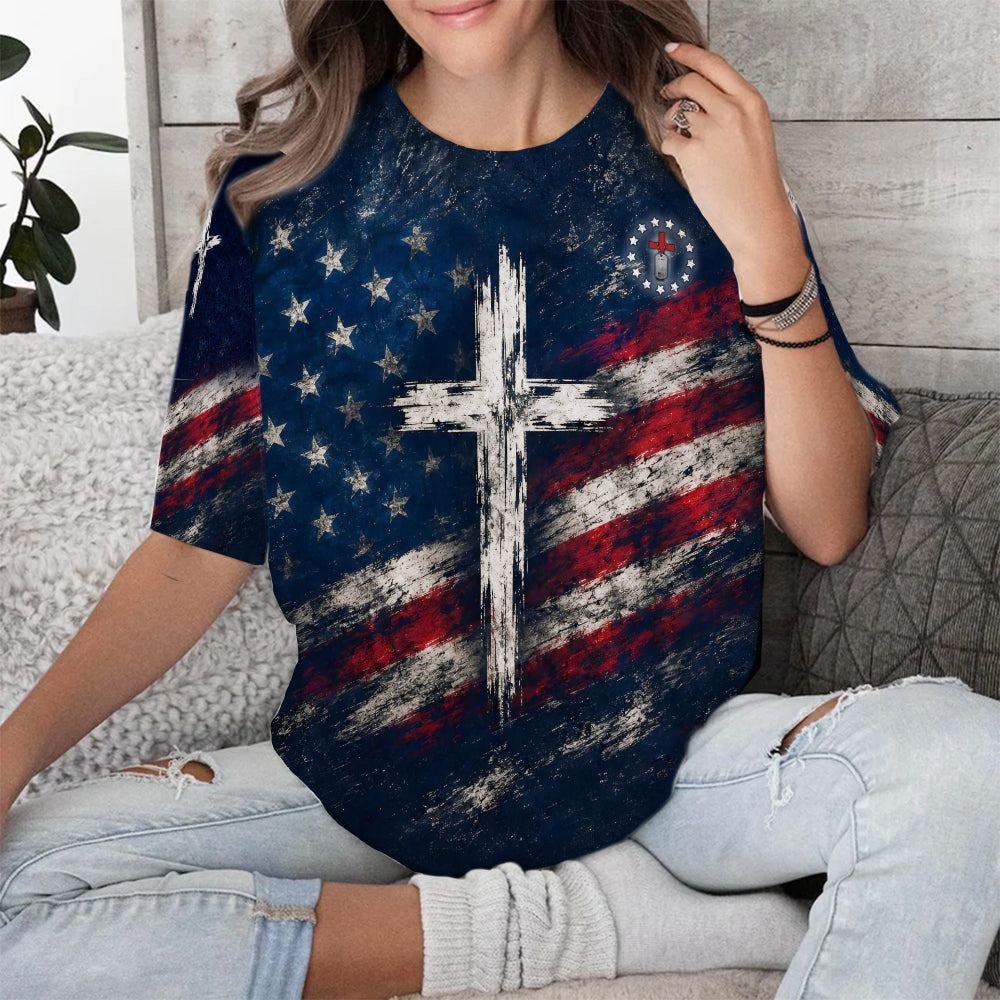 Only Two Have Ever Offered To Die For You Jesus Christ American Veteran 3D All Over Print T-Shirt And Hoodie