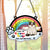 Personalized Cat Memorial Wish Rainbow Bridge Had Visiting Hour Hanging Suncatcher Ornament