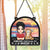Personalized Cat Mom Behind Every Great Woman Is a Great Cat Hanging Suncatcher Ornament
