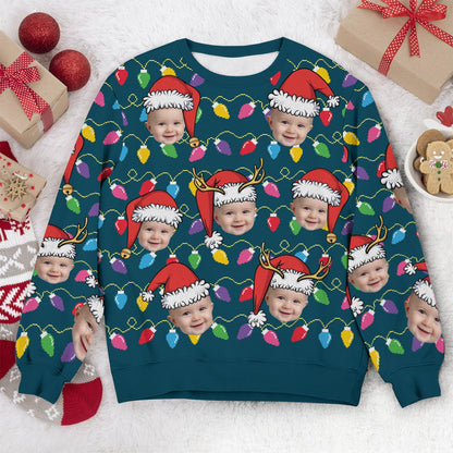 Personalized Face Christmas Family, Christmas Gift For Family Members Ugly Sweatshirt