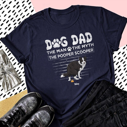 Personalized Funny Dog Dad The Man The Myth The Snack Dealer T-Shirt