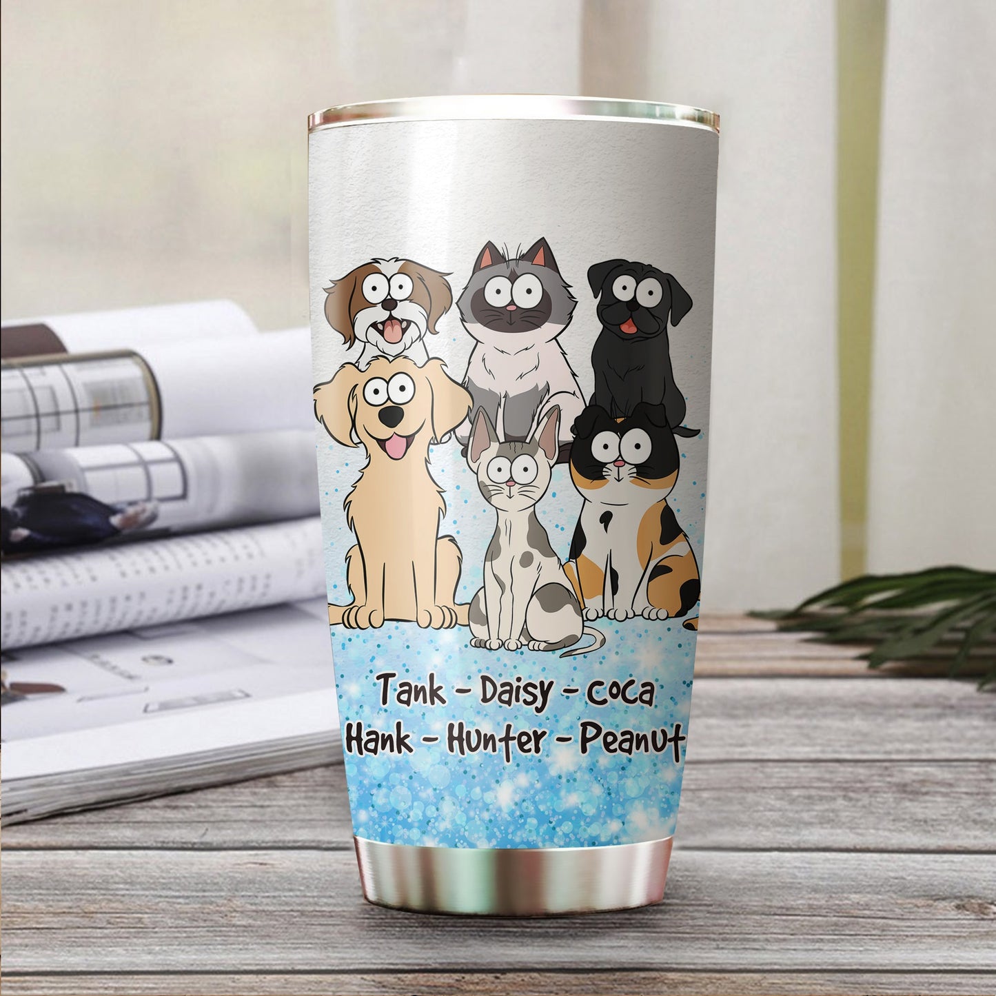 Personalized Funny Pet Life Is Better With Fur Babies Tumbler