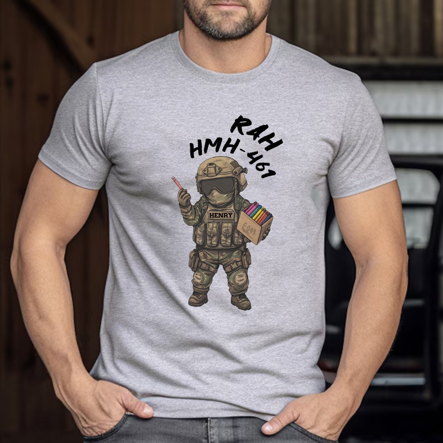 Personalized Funny Veterans Military Patriotic Gift for Marines, Retirement Appreciation T-Shirt