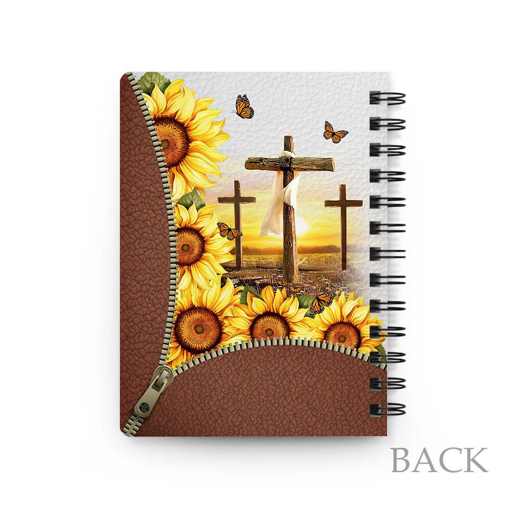 Personalized God is Much Bigger Than Faith-Inspired Christian Spiral Journal