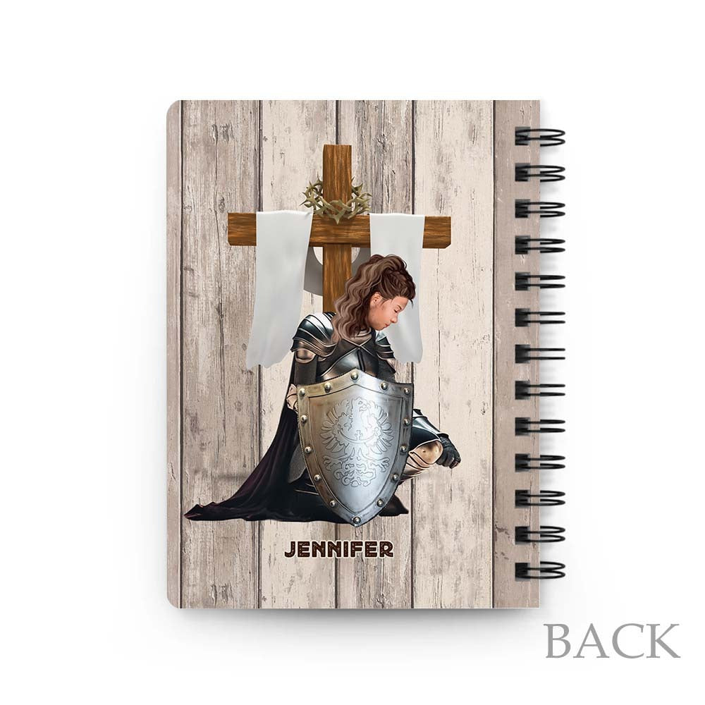 Personalized Grandaughter Warrior, To My Granddaughter Never Forget That I Love You Spiral Journal