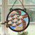 Personalized Mom Or Grandma Sea Turtle Thanks For Having Our Backs Hanging Suncatcher Ornament