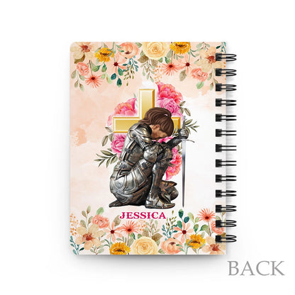 Personalized Mom Warrior Brave Capable Love Beautiful Sweet Kind Smart, Mama Loved Spiral Journal