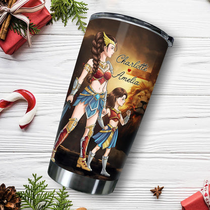 Personalized Mother To My Daughter Warrior Behind You All Your Memories Tumbler