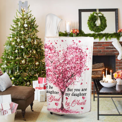 Personalized Mother to My Daughter in Law May Not Be My Daughter by Blood Hooded Blanket