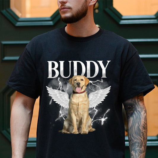 Personalized Pet Photo Gifts For Pet Lovers T-Shirt, Pet Loss Memorial T-Shirt