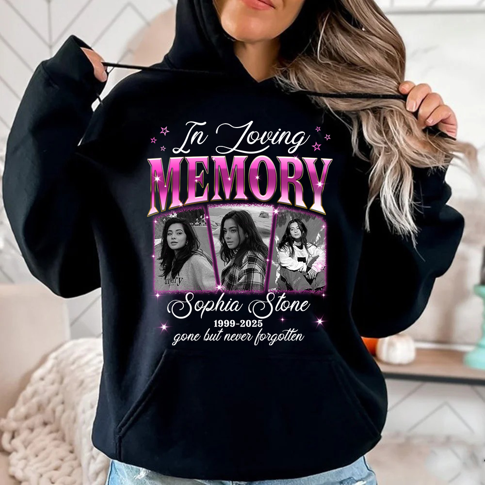 Personalized Photo Memorial In Loving Memory Sympathy Gift Loss Of Loved One Hoodie