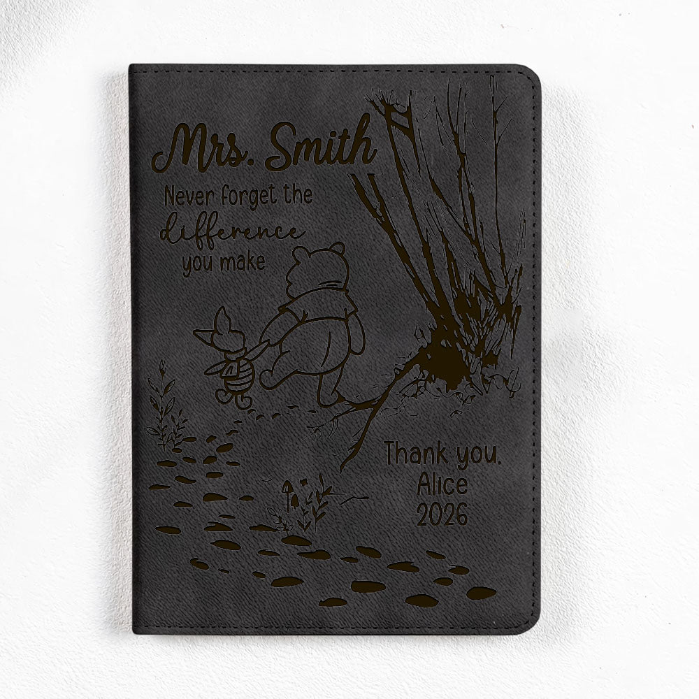 PersonalizedTeacher Gift Never Forget The Difference You Make Notebook Set