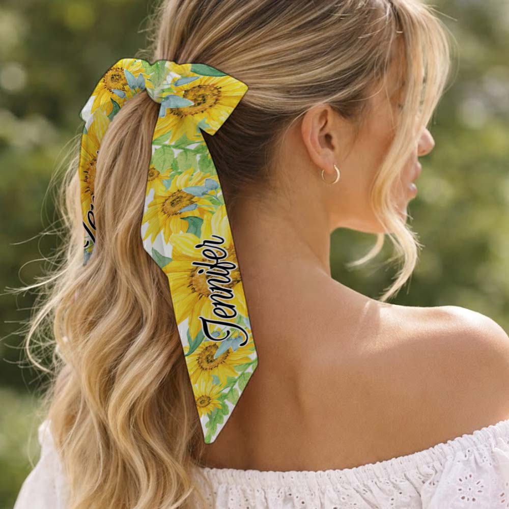 Personalized To The World You Are A Mom But To Our Family You Are The World Hair Scarf