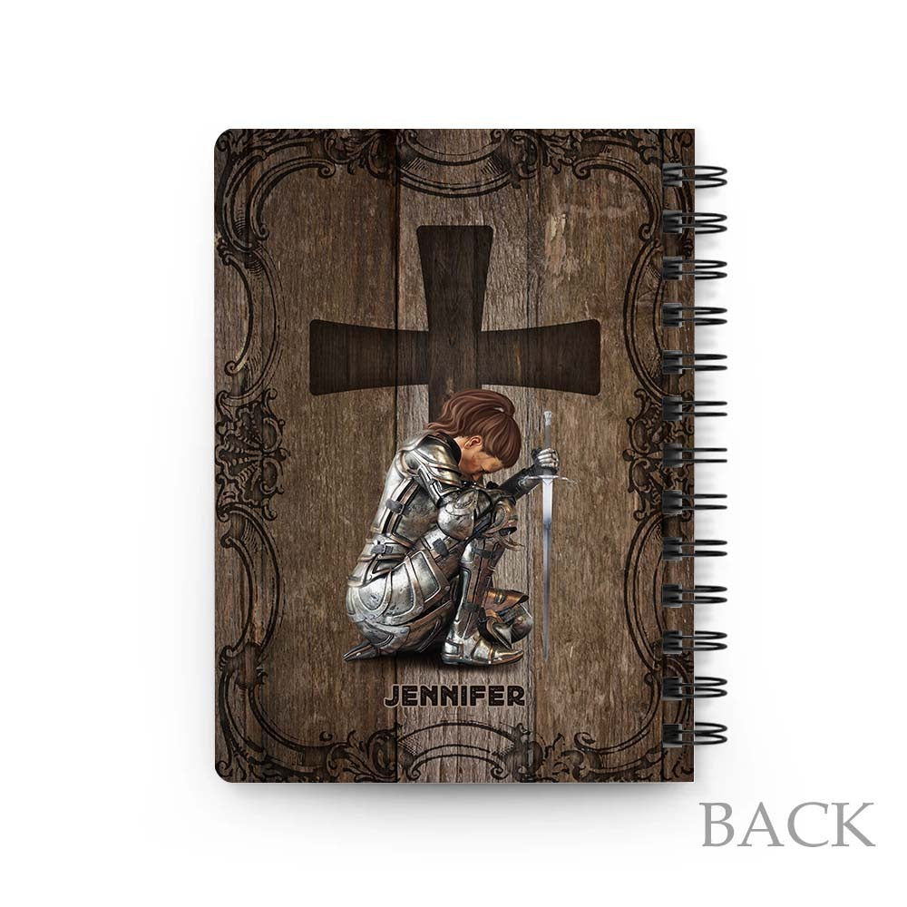 Personalized Warrior God Is Love Whoever Lives In Love Lives In God And God In Them-1John 4:16 Spiral Journal