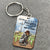 Personalized Warrior Of God All Things Are Possible With God, God Is Good Matthew 19:26 Wooden Keychain