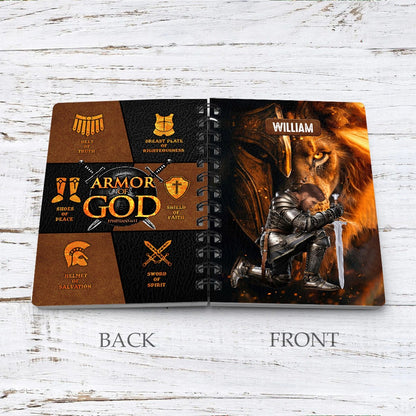 Personalized Warrior Of God Armor Of God Ephesians 6:11 Spiral Journal