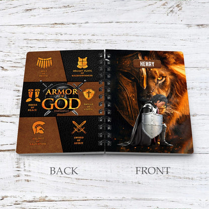 Personalized Warrior Of God Armor Of God Ephesians 6:11 Spiral Journal