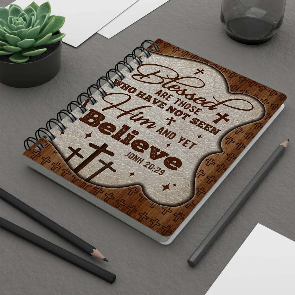 Personalized Warrior Of God Blessed Are Those Who Have Not Seen And Yet Believed John 20:29 Spiral Journal