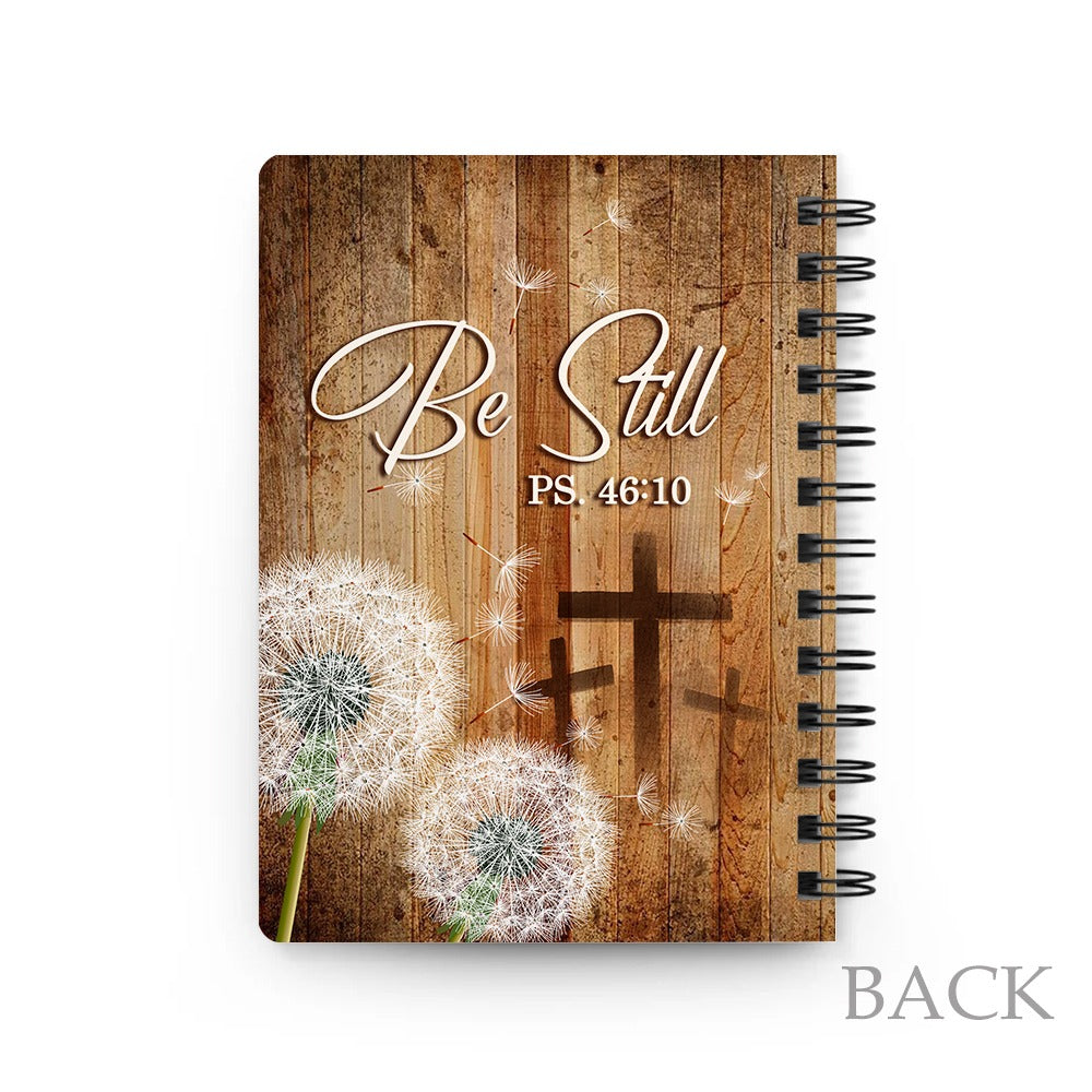 Personalized Woman Warrior Of  God Be Still And Know That I Am God Psalm 46:10 Spiral Journal