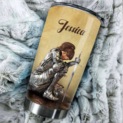 Personalized Woman Warrior Of God I Am The Daughter Of The King Do Not Fear Because I Am His Tumbler