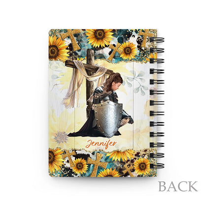 Personalized Woman Warrior Of  God She Believed She Could So She Did Spiral Journal