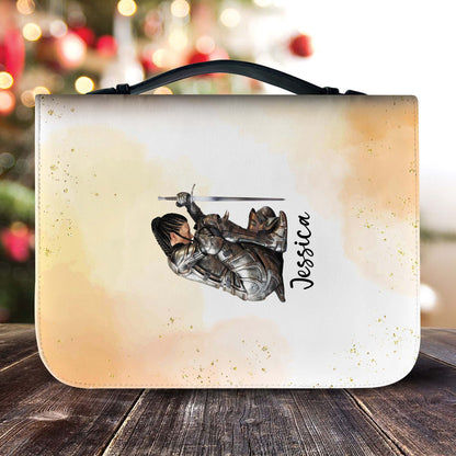 Personalized Woman Warrior of God God Says I Am Special Loved Unique Leather Bible Cover