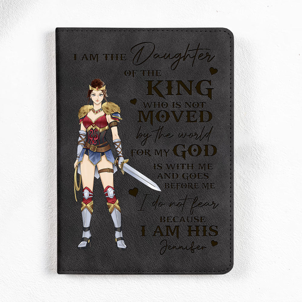 Personalized Wonder Woman Warrior I Am The Daughter Of The King Notebook Set