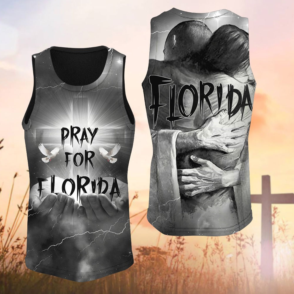 Pray for Florida, Jesus Protects Florida Faith And Hope 3D All Over Print T-Shirt And Hoodie