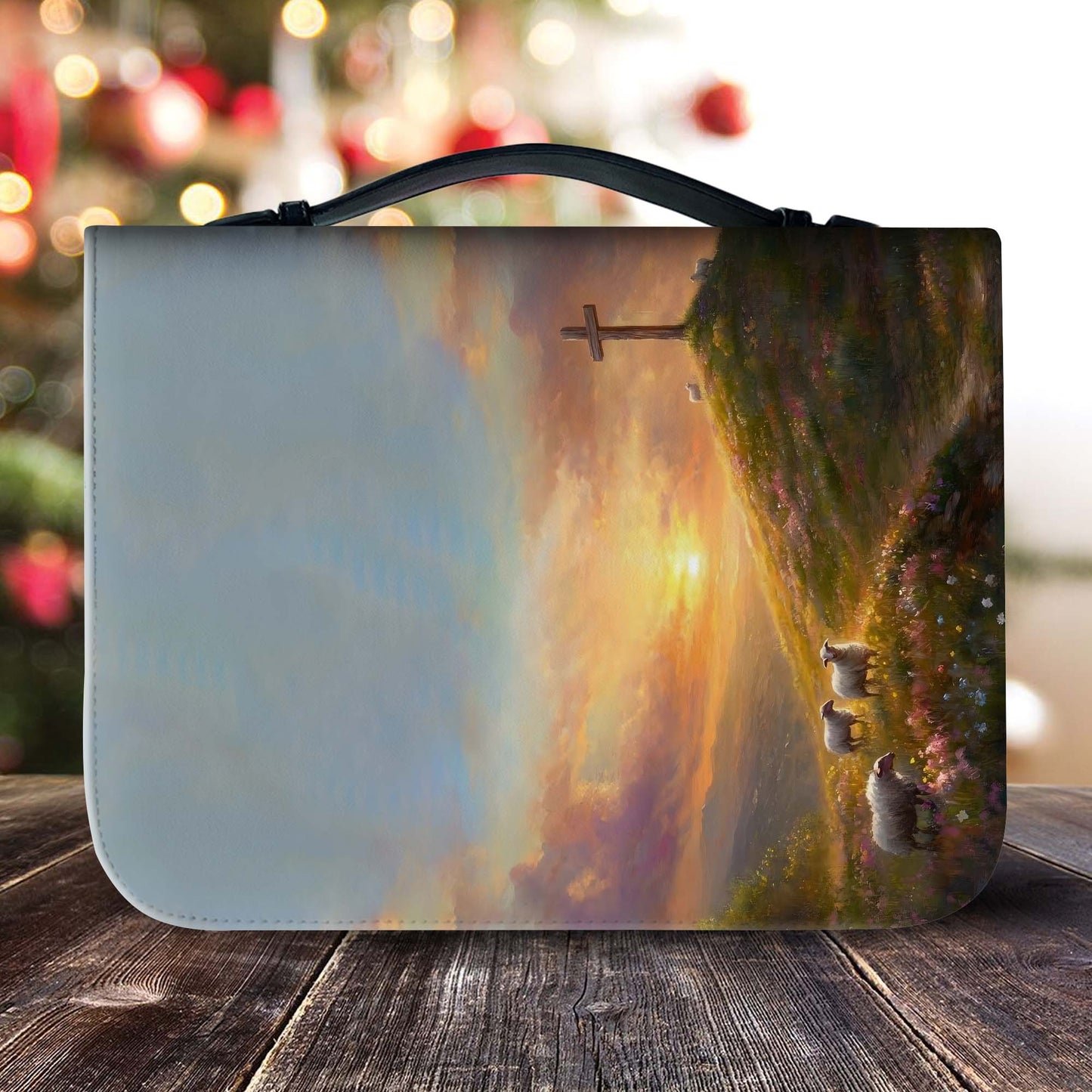 Psalm 121:1-2 My Help Cometh From the Lord – Inspirational Christian Leather Bible Cover