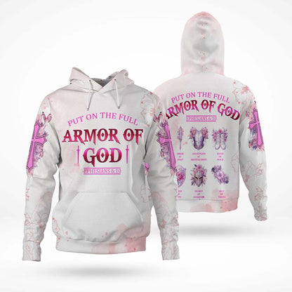 Put On The Full Armor Of God Ephesians 6:10 - Inspirational Christian 3D All Over Print T-Shirt and Hoodie