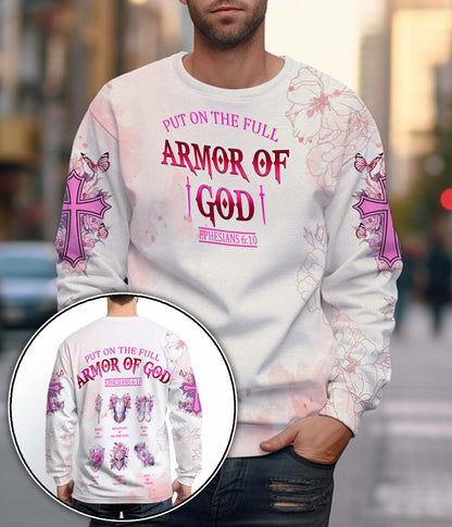 Put On The Full Armor Of God Ephesians 6:10 - Inspirational Christian 3D All Over Print T-Shirt and Hoodie