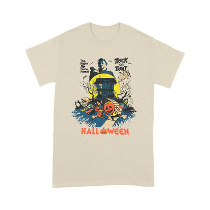 Spooky Night Trick Or Treat Haunted House Halloween T-Shirt