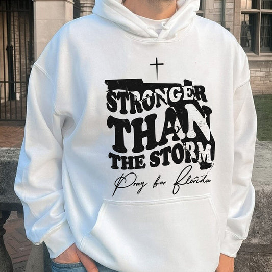 Stronger Than the Storm Pray for Florida T-shirt, Florida Prayer Hoodie