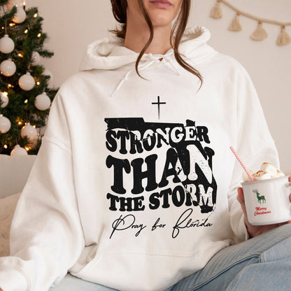 Stronger Than the Storm Pray for Florida T-shirt, Florida Prayer Hoodie