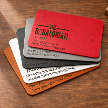 Dad Definition Like A Dad Just Way Cooler Leather Charging Mat