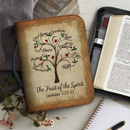 The Fruit of the Spirit Galatians 5:22-23 Leather Bible Cover