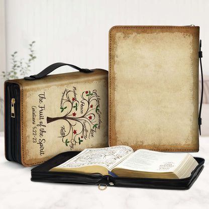 The Fruit of the Spirit Galatians 5:22-23 Leather Bible Cover