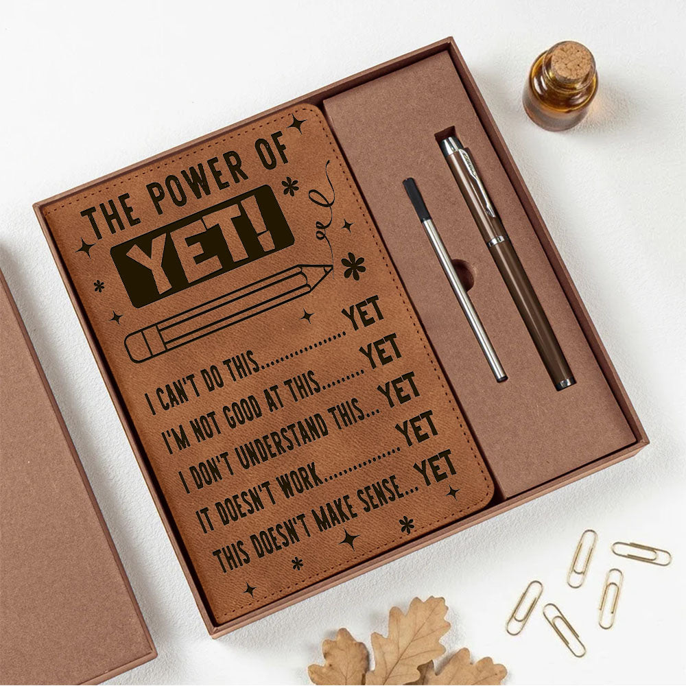 The Power Of Yet I Cant Do This Yet Growth Mindset Inspirational Notebook Set