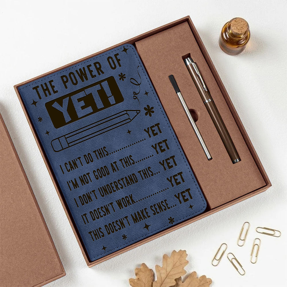 The Power Of Yet I Cant Do This Yet Growth Mindset Inspirational Notebook Set