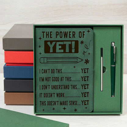 The Power Of Yet I Cant Do This Yet Growth Mindset Inspirational Notebook Set