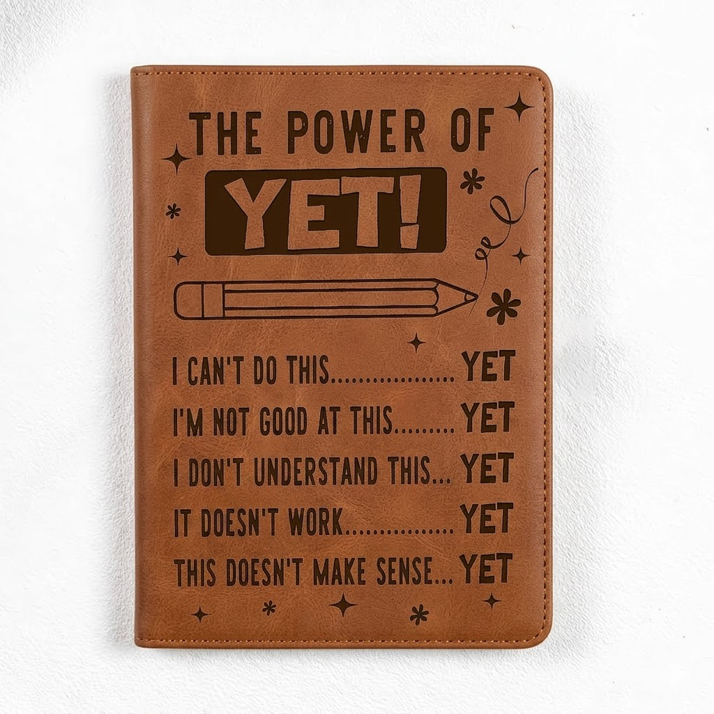 The Power Of Yet I Cant Do This Yet Growth Mindset Inspirational Notebook Set