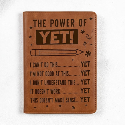 The Power Of Yet I Cant Do This Yet Growth Mindset Inspirational Notebook Set
